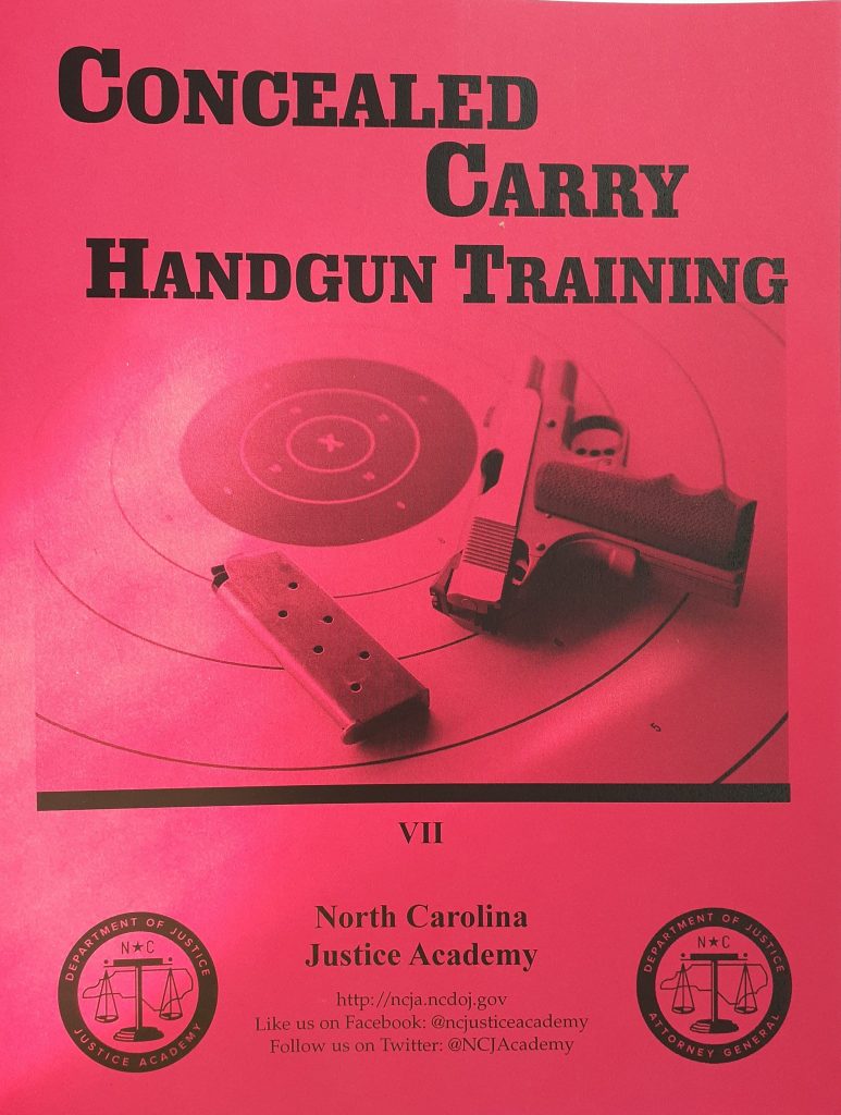 NC CCW Class BND Firearms Training